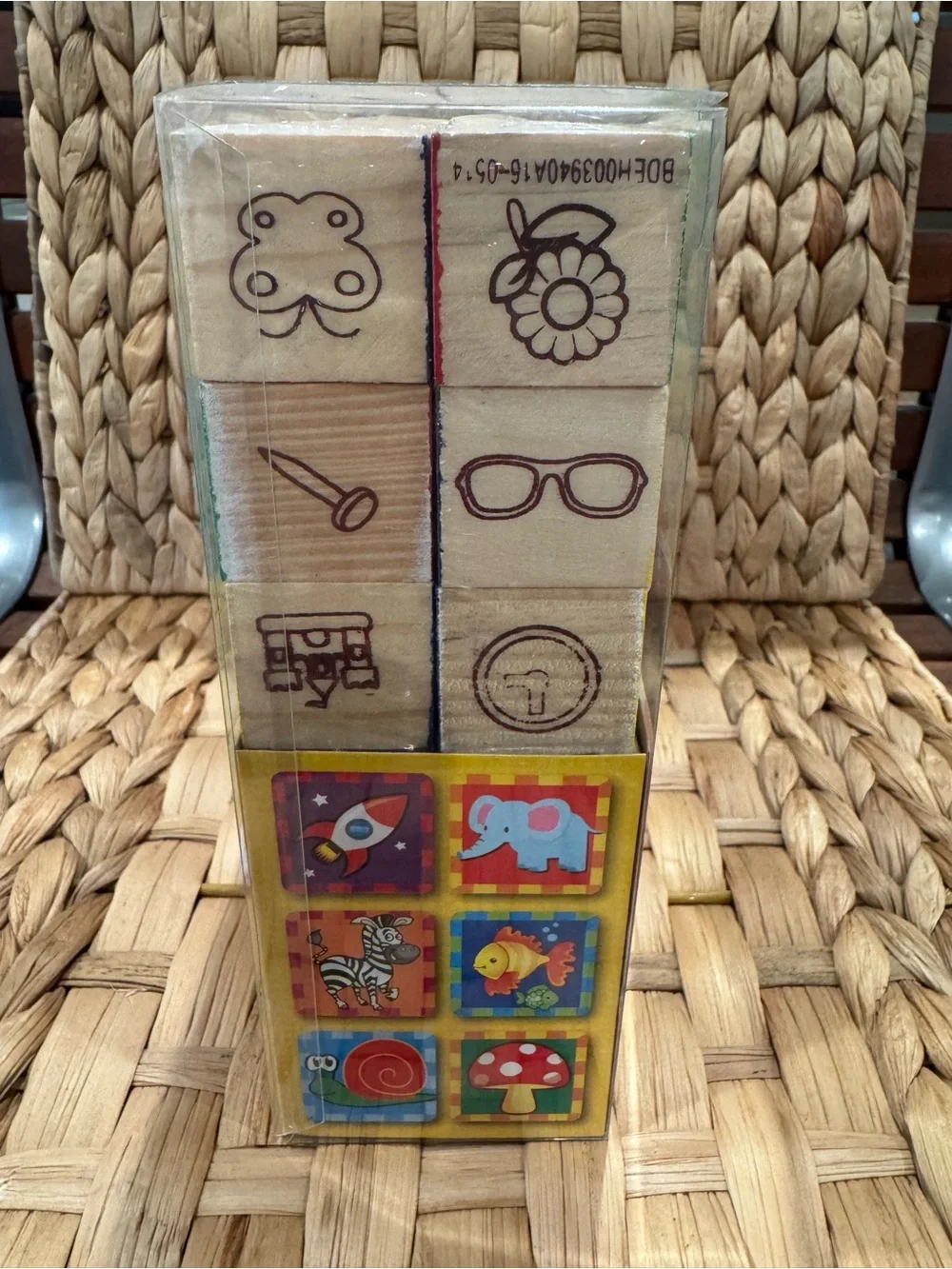 Cra-Z-Art EZ to Learn Yellow & Green Wooden Match 'n Fun Blocks